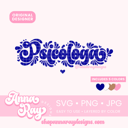 Psicóloga Talavera SVG PNG JPG