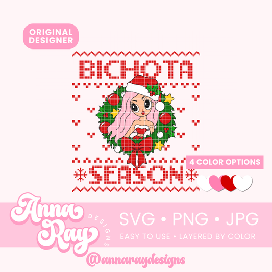 KG Bichota Season Sweater SVG PNG JPG