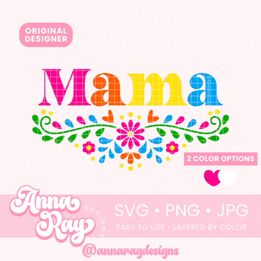 Floral Mama SVG PNG JPG