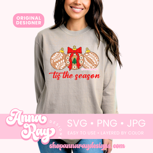 Tis The Season SVG PNG JPG