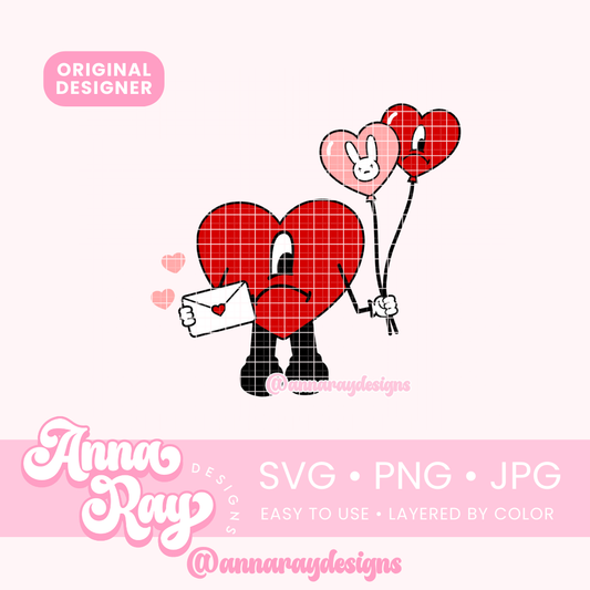 Sweet Benito Heart SVG PNG JPG