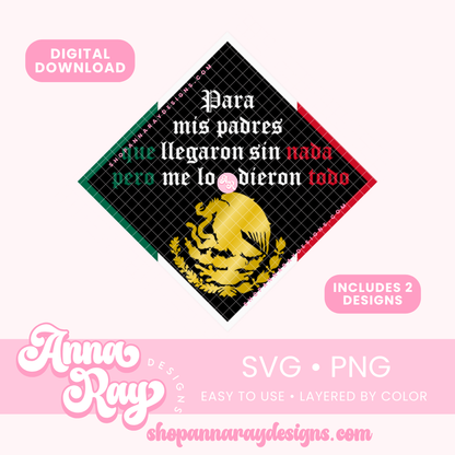 GC Mex Para Mis Padres SVG PNG
