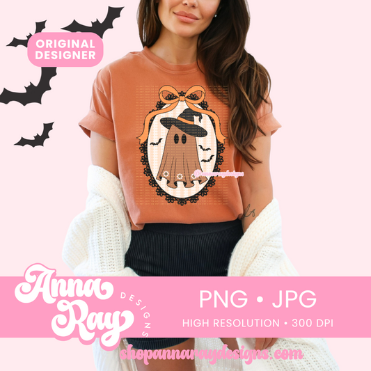 Coquette Barro Ghost PNG JPG Digital Download