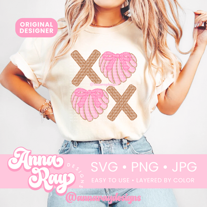 Pan Dulce Xoxo SVG PNG JPG