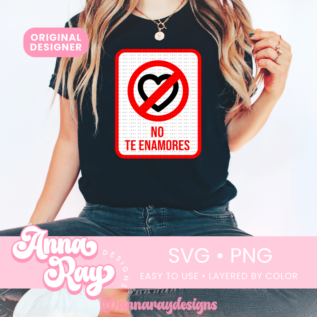 FR Pero No Te Enamores Bundle SVG PNG