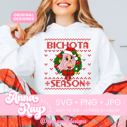 KG Bichota Season Sweater SVG PNG JPG