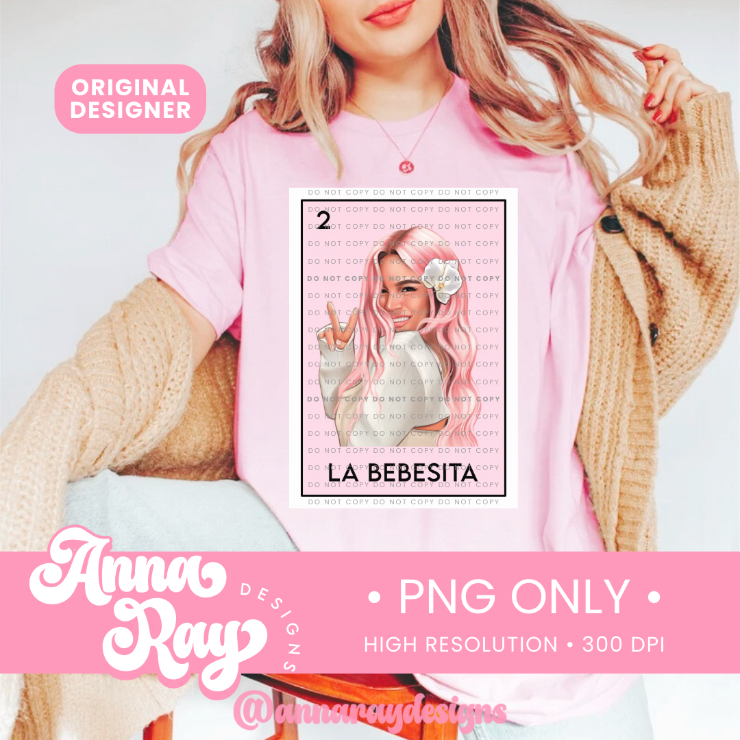 La Bebesita Loteria Card PNG