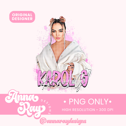 Pink Karol G PNG