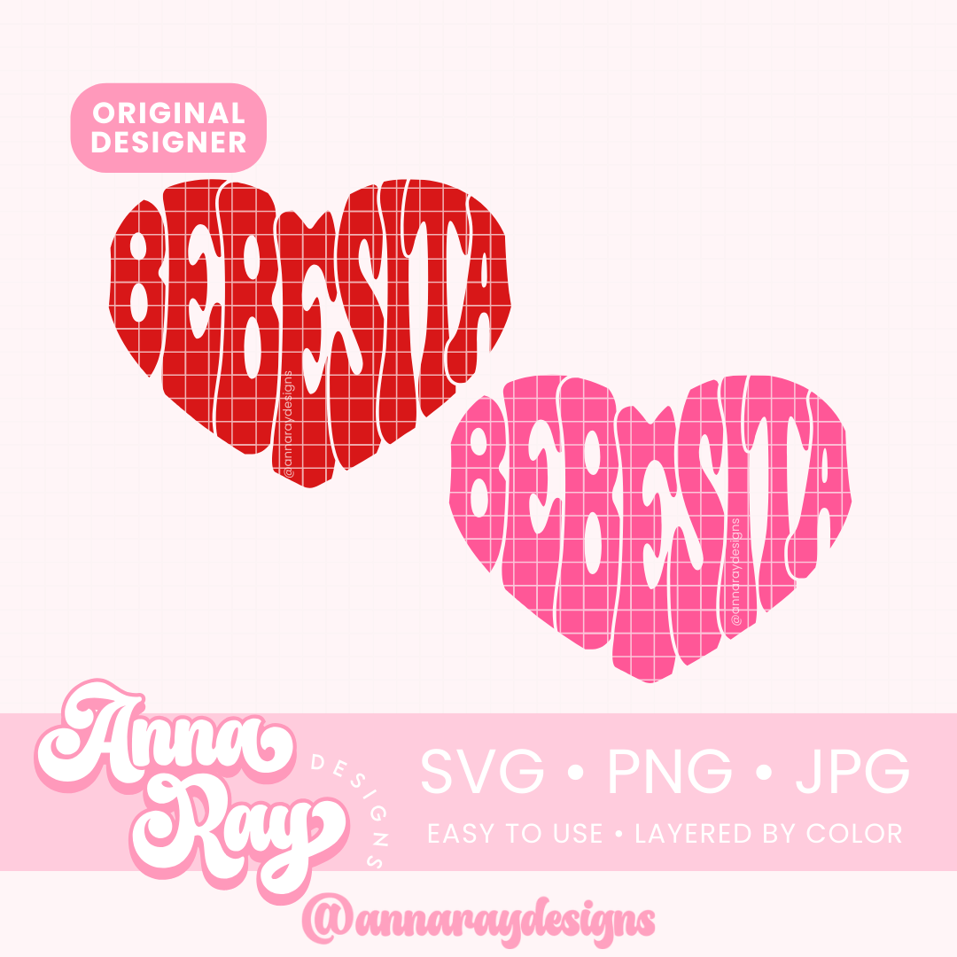 Retro Bebesita Heart SVG PNG JPG