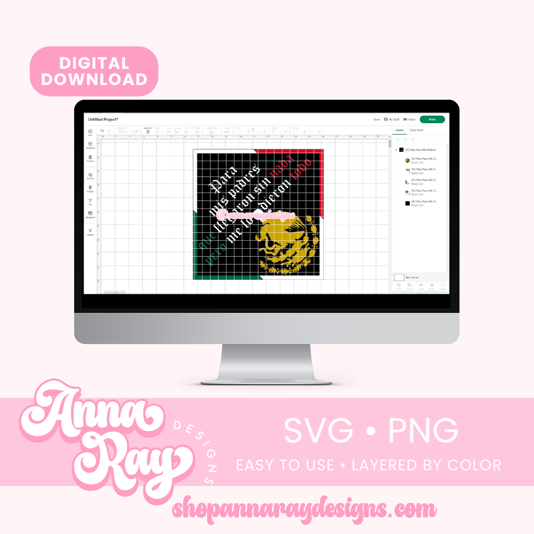 GC Mex Para Mis Padres SVG PNG