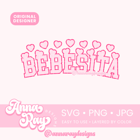 Bebesita VD Hearts SVG PNG JPG