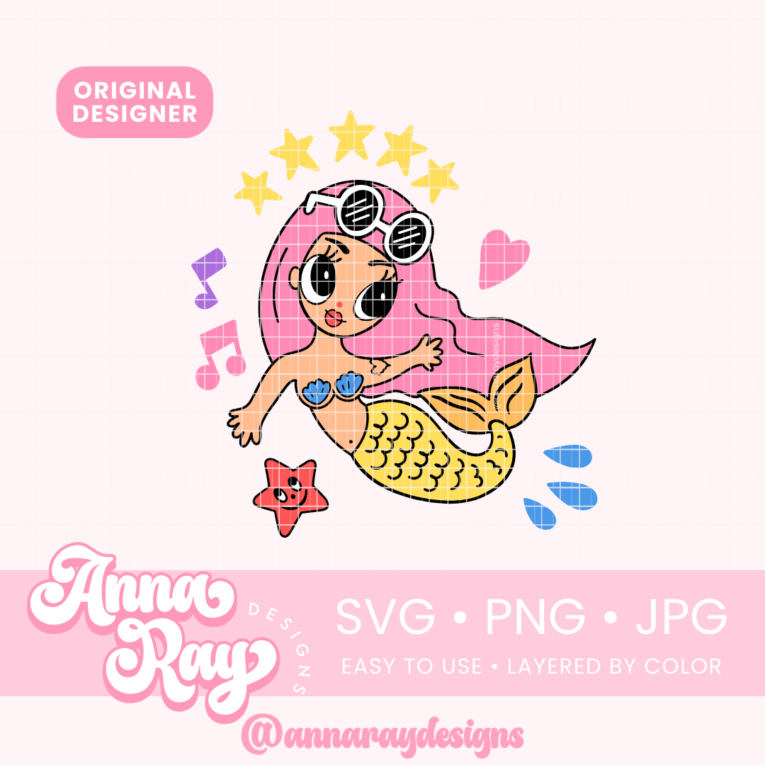 Karol G Mermaid SVG PNG JPG