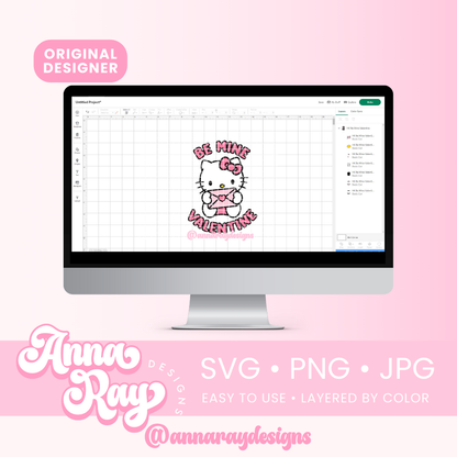 Be Mine Valentine SVG PNG JPG