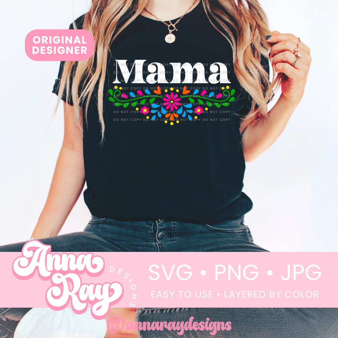 Floral Mama SVG PNG JPG