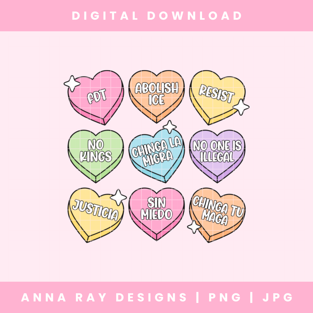 Abolish Ice Candy Hearts