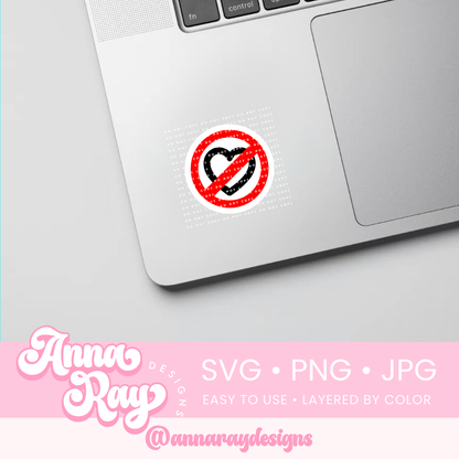 Pero No Te Enamores Hearts SVG PNG JPG