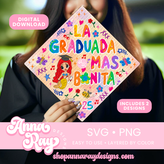 GC La Graduada Mas Bonita 2025 SVG PNG