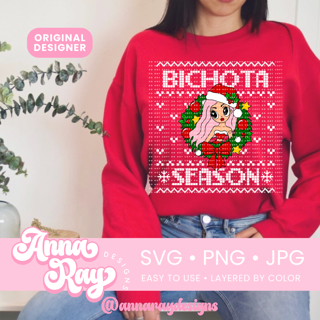 KG Bichota Season Sweater SVG PNG JPG