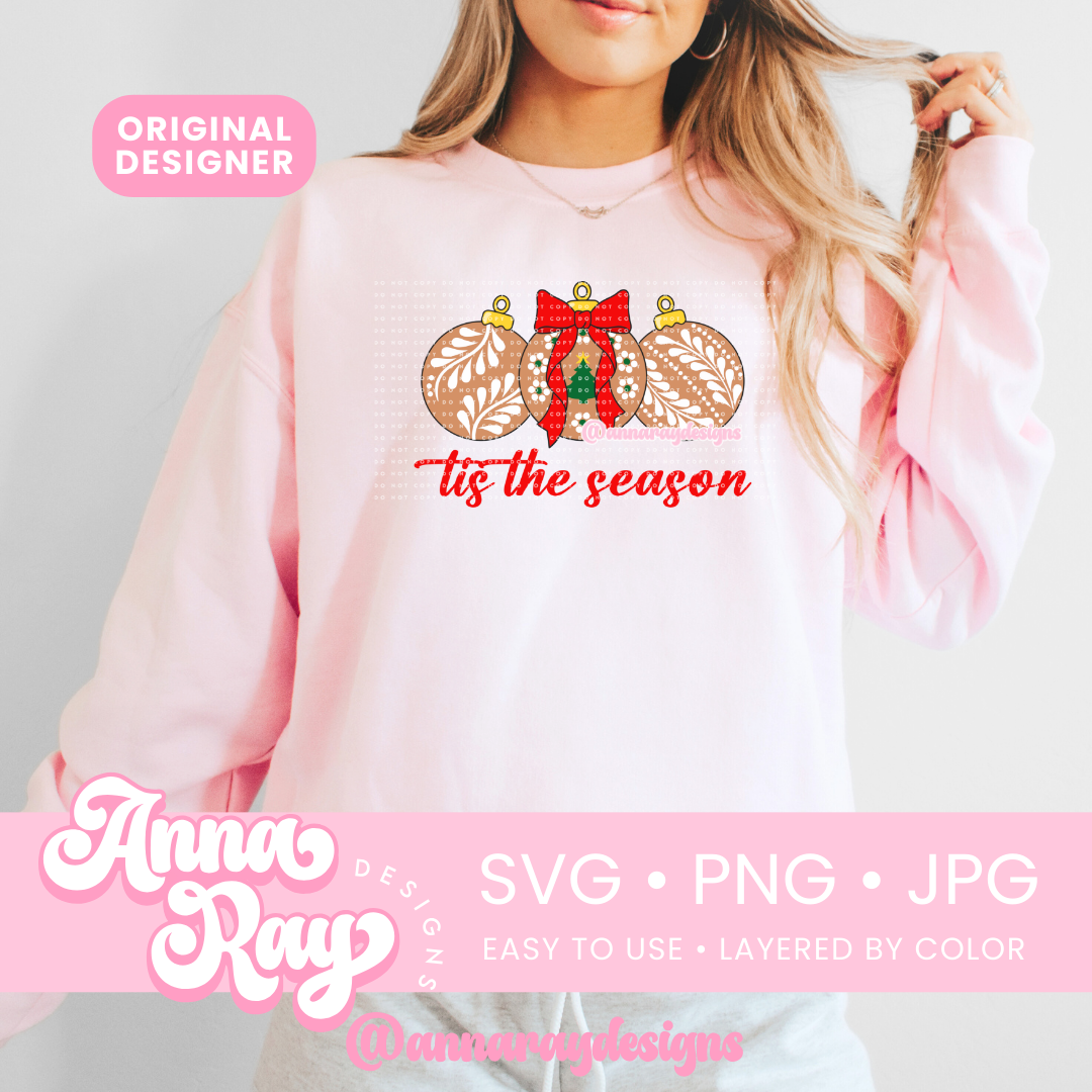 Tis The Season SVG PNG JPG