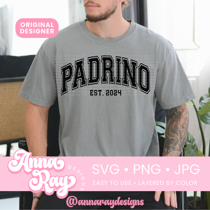 Padrino Est. 2024 SVG PNG JPG