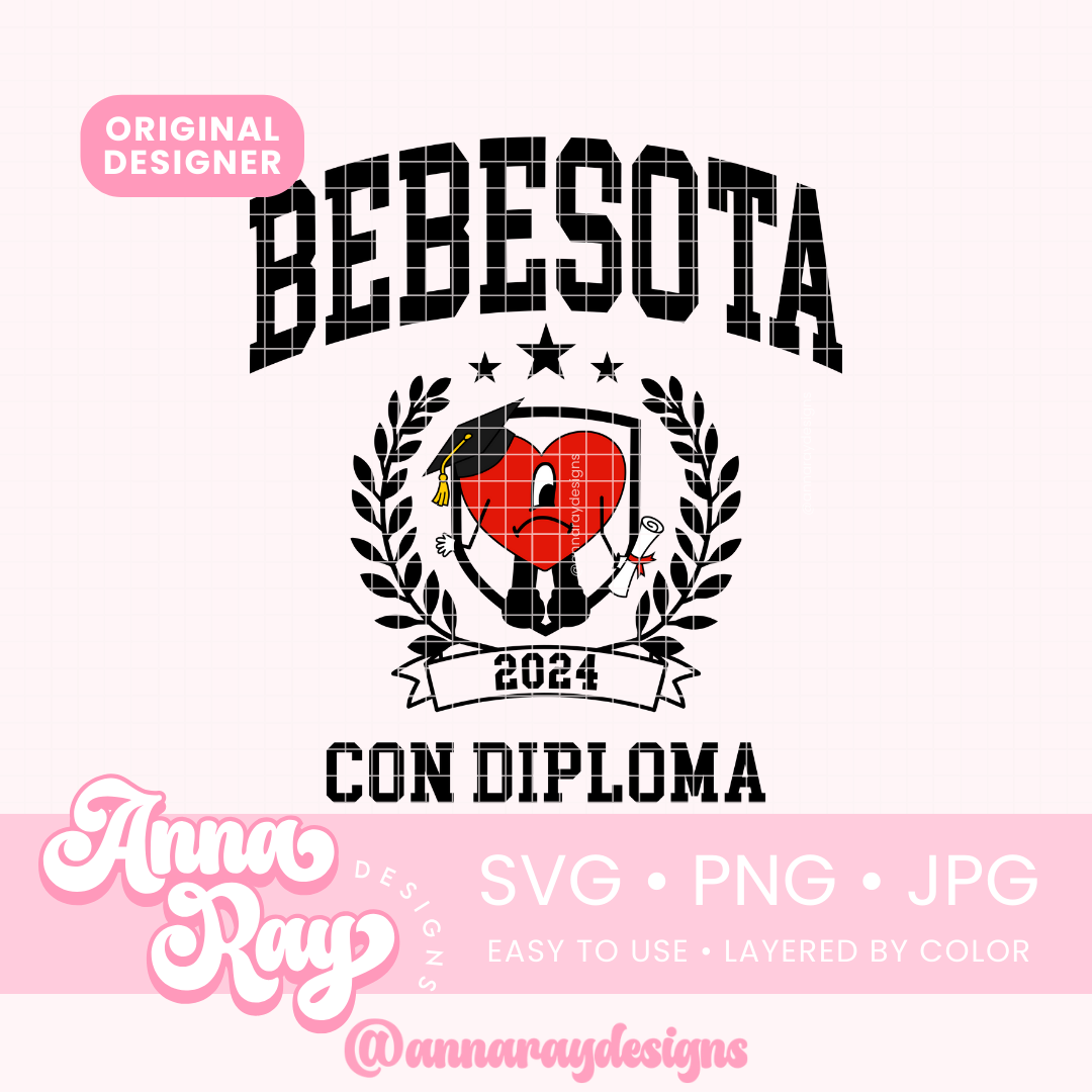 Bebesota Con Diploma 2024 SVG PNG JPG