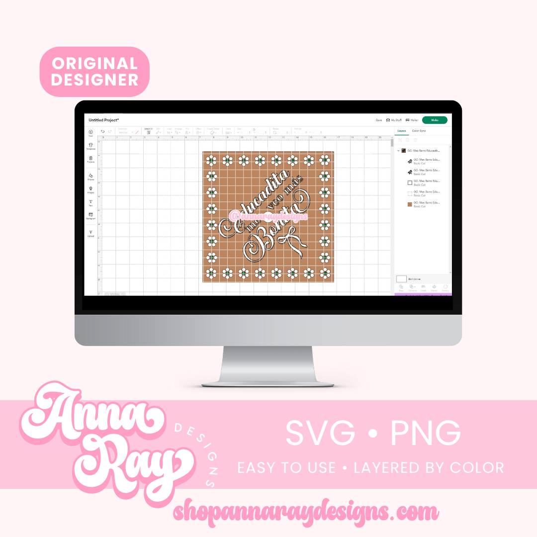 GC Mex Barro Educadita Me Veo Mas Bonita SVG PNG