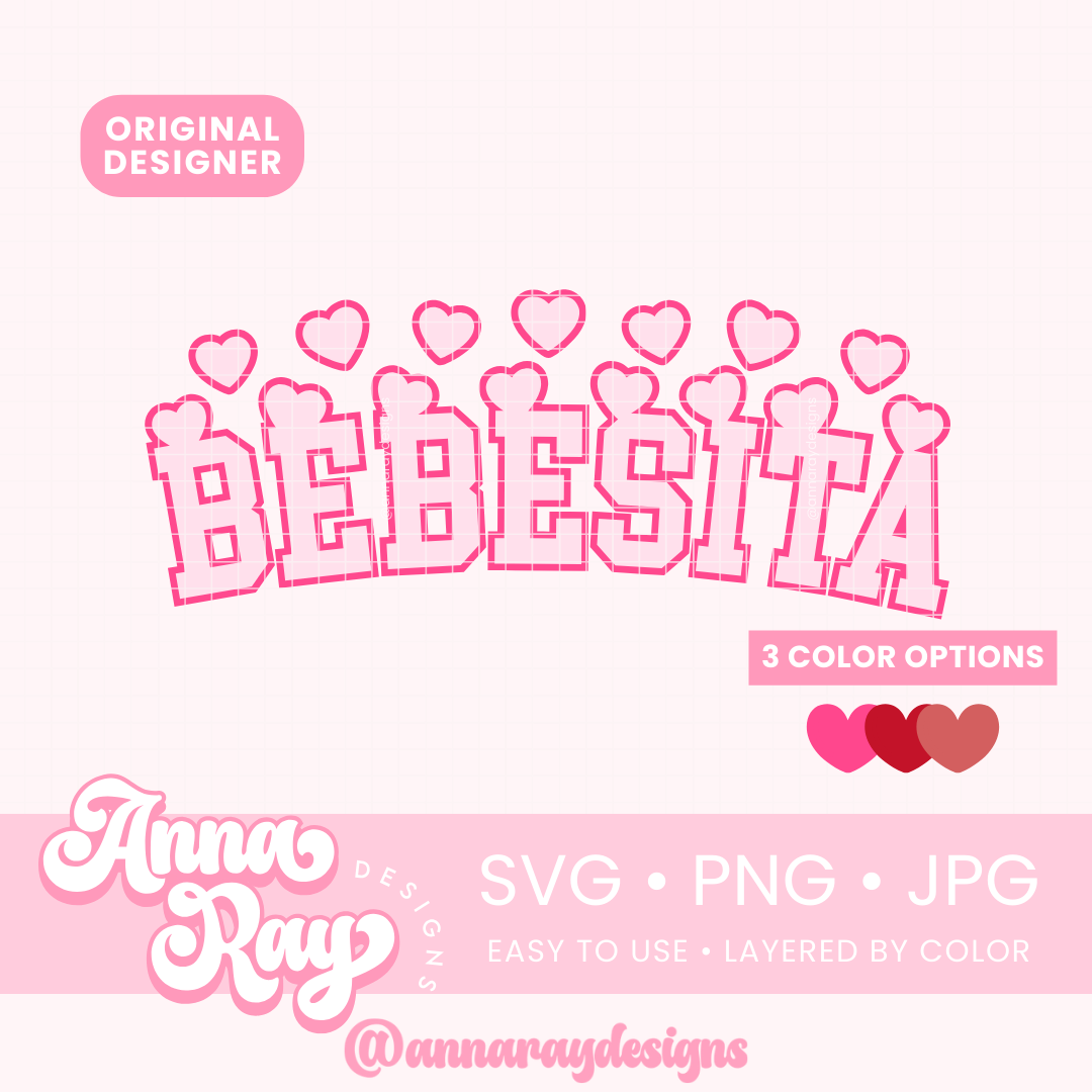 Bebesita VD Hearts SVG PNG JPG