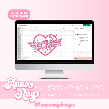 Quiero Que Tu Me Enseñe' Corazon SVG PNG JPG