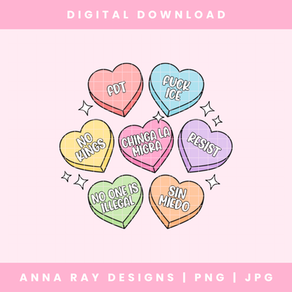 Anti-Ice Candy Hearts