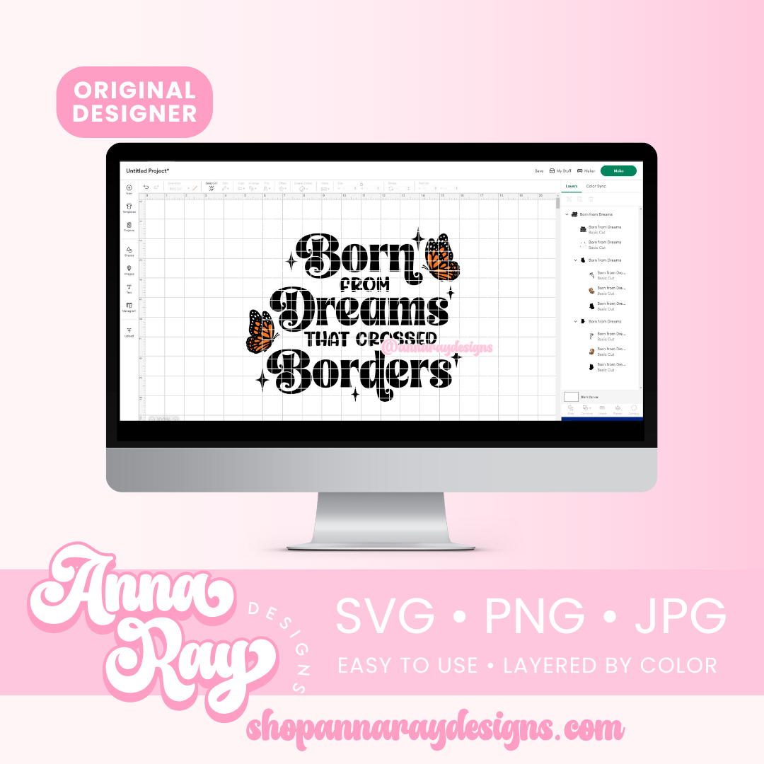 Born from Dreams SVG PNG JPG