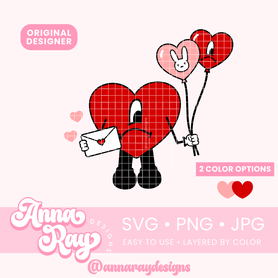 Sweet Benito Heart SVG PNG JPG