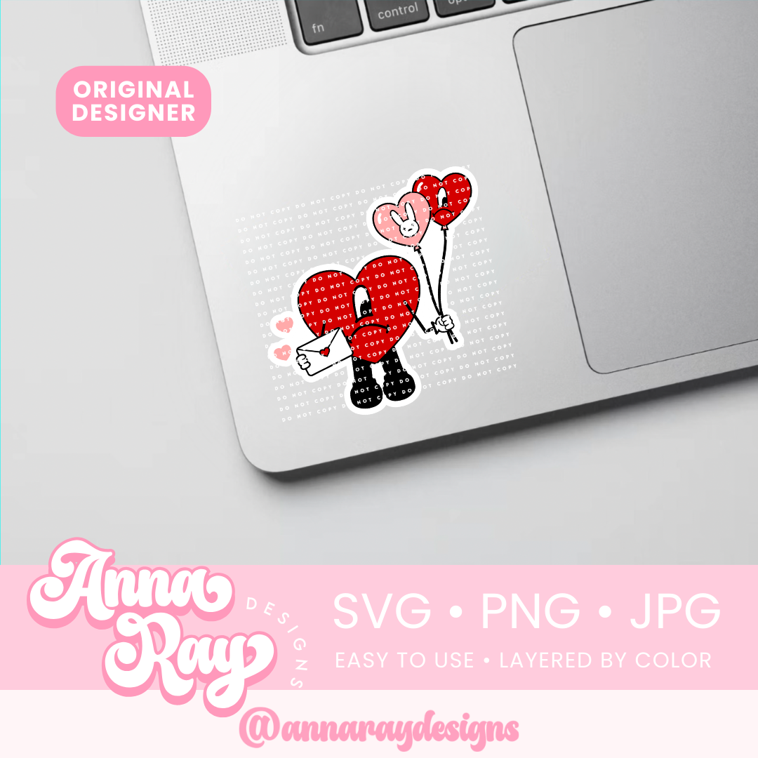 Sweet Benito Heart SVG PNG JPG