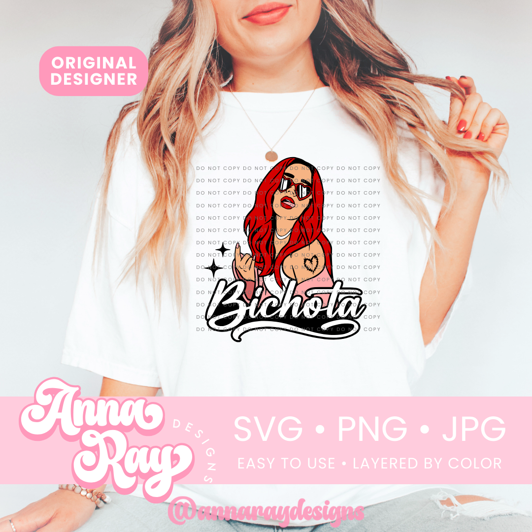 Red Hair Bichota SVG PNG JPG