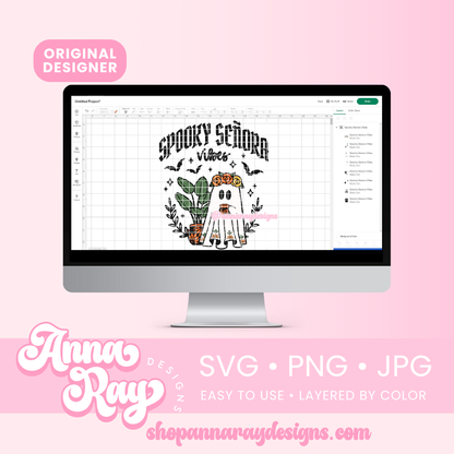 Spooky Señora Vibes SVG PNG JPG