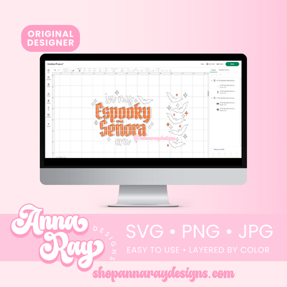 In My Espooky Señora Era w/Sleeve (White) SVG PNG JPG