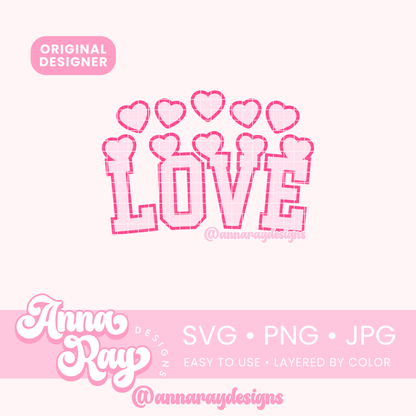 Love VD Hearts SVG PNG JPG