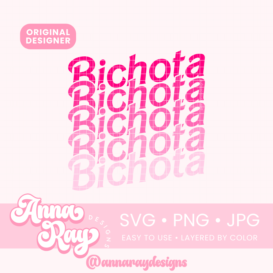 Pink Bichota SVG PNG JPG