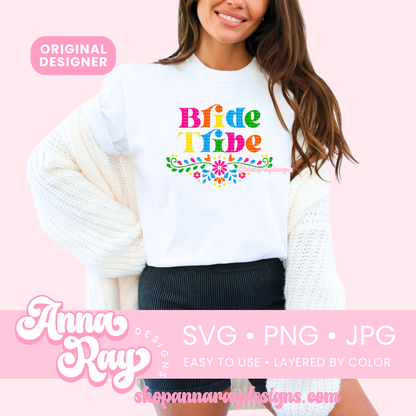 Floral Bride Tribe SVG PNG JPG