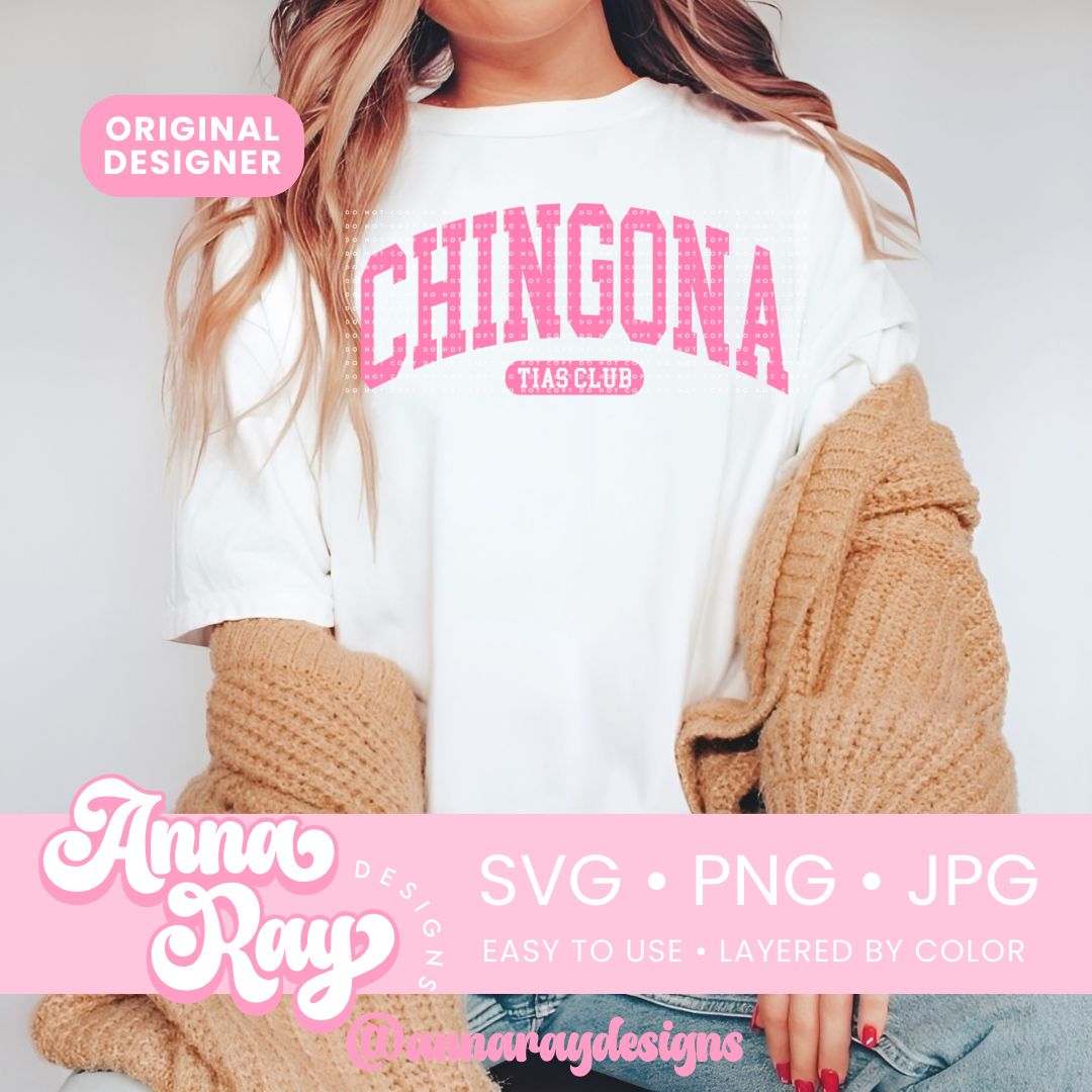 Chingona Tias Club SVG PNG JPG