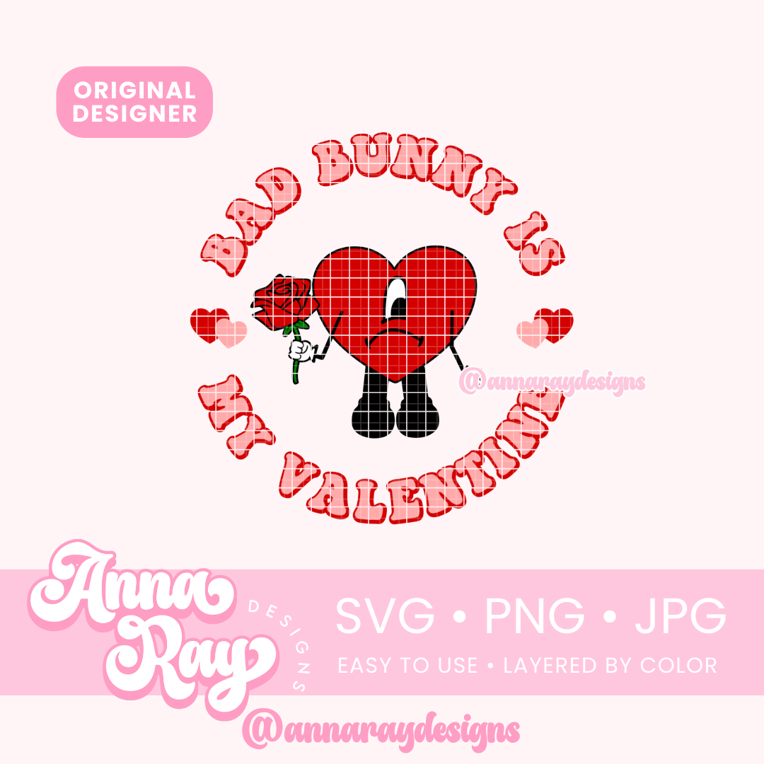 BB Is My Valentine SVG PNG JPG