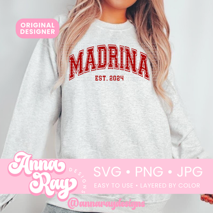 Madrina Est. 2024 SVG PNG JPG