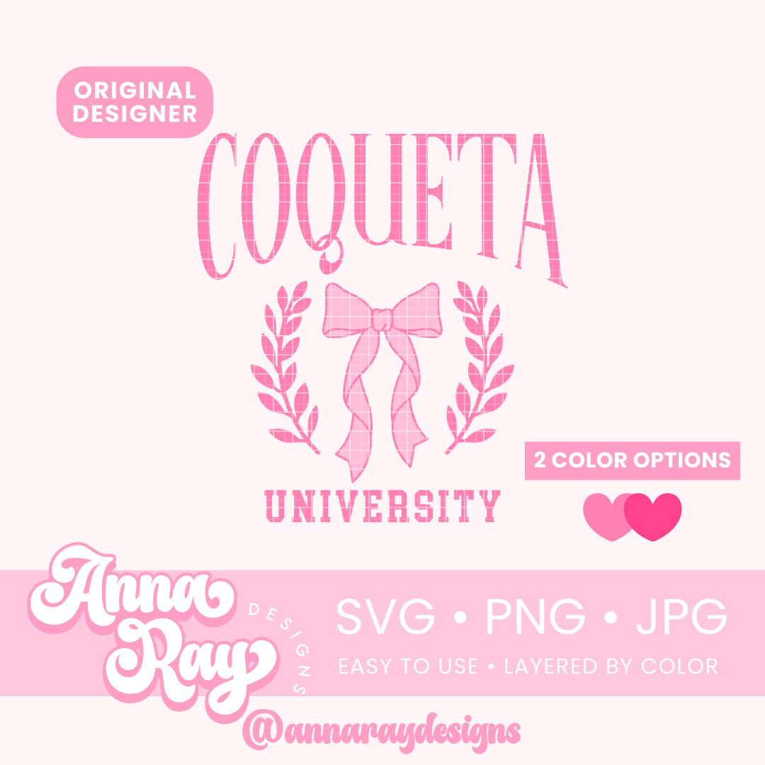 Coqueta University SVG PNG JPG