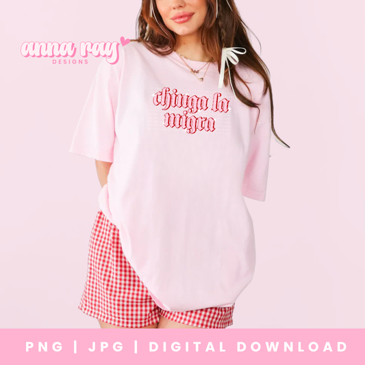 Chinga La Migra Pink