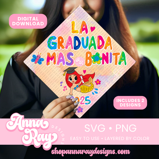 GC La Graduada Mas Bonita 2025 SVG PNG