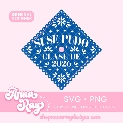 GC Si Se Pudo Class of 2026 Papel Picado SVG PNG