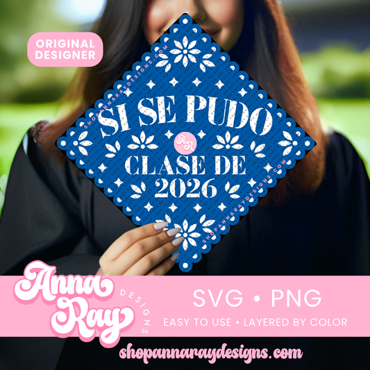 GC Si Se Pudo Class of 2026 Papel Picado SVG PNG