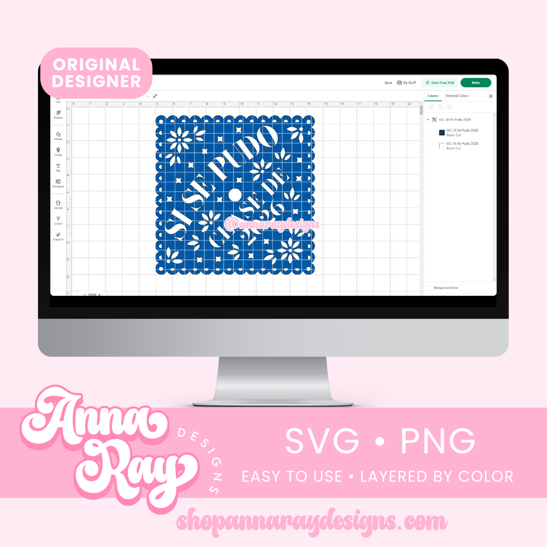 GC Si Se Pudo Class of 2026 Papel Picado SVG PNG