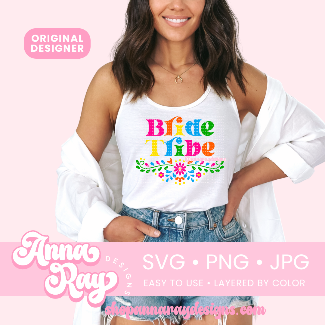Floral Bride Tribe SVG PNG JPG