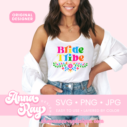 Floral Bride Tribe SVG PNG JPG