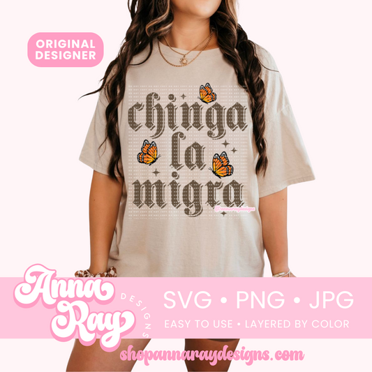 Chinga La Migra SVG PNG JPG